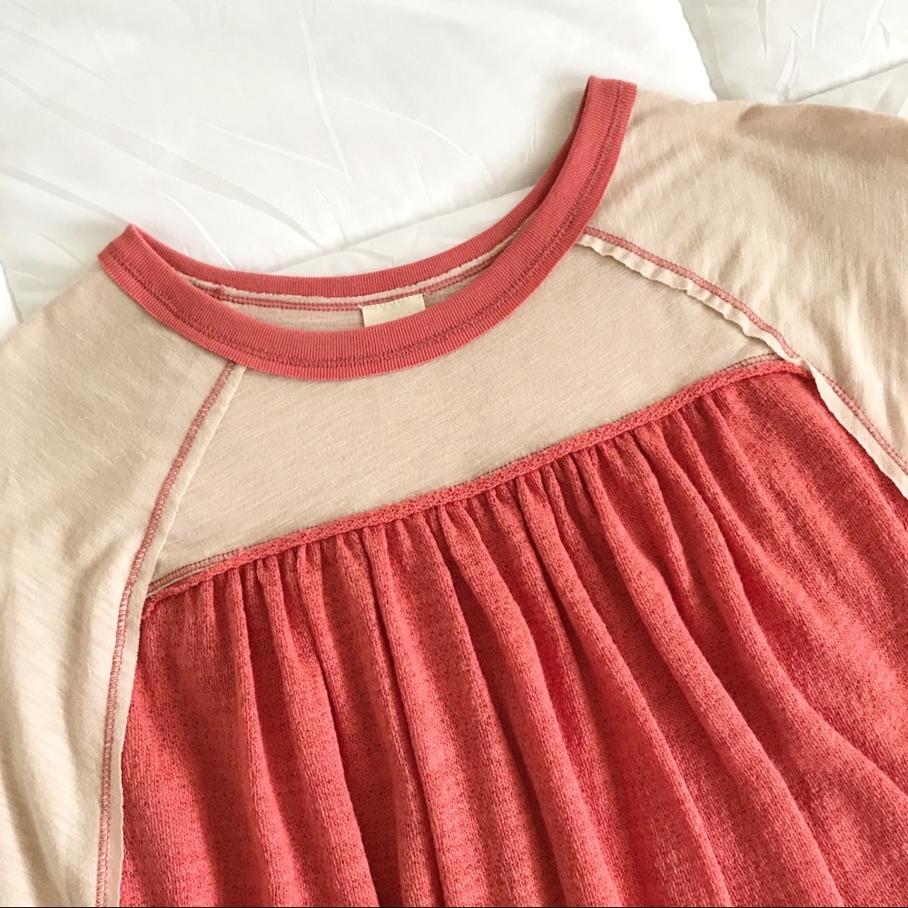Free People FRIDAY FEVER Ruffle Sleeve Top - Picture 6 of 7